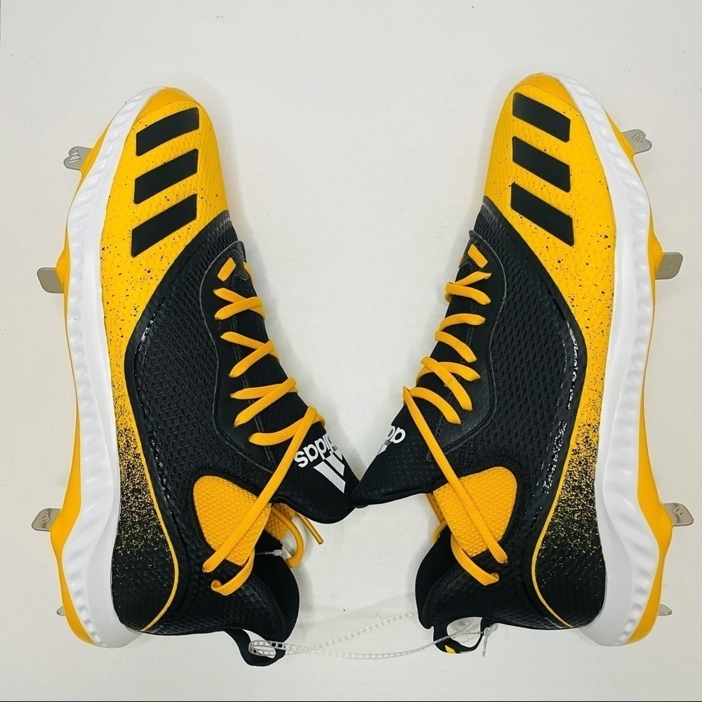 Adidas Baseball Metal Cleats Core Men’s Sz 12.5 - Picture 5 of 8
